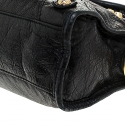 Pre Owned  Balenciaga Black Leather Mini Classic Edge City Bag