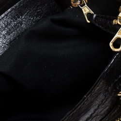 Pre Owned  Balenciaga Black Leather Mini Classic Edge City Bag