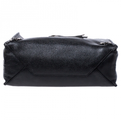 مملوكة مسبقًا Balenciaga Black Leather Mini Paper Tote