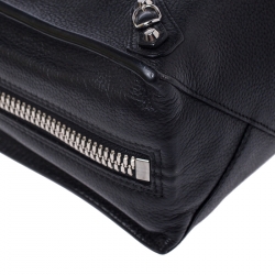 مملوكة مسبقًا Balenciaga Black Leather Mini Paper Tote