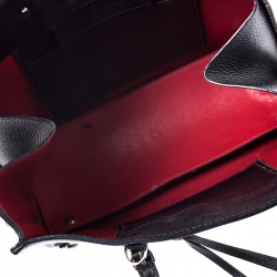 مملوكة مسبقًا Balenciaga Black Leather Mini Paper Tote