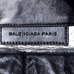 Pre Owned حقيبة يد بالنسياغا بابيه A4 جلد سوداء