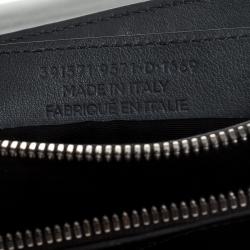 Pre Owned Balenciaga Multicolor Lizard/Canvas and Leather Le Dix Cartable Top Handle Bag