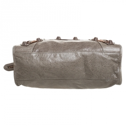 Pre Owned Balenciaga Papyrus Leather RGGH City Bag