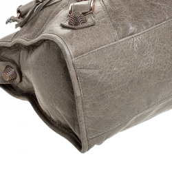 Pre Owned Balenciaga Papyrus Leather RGGH City Bag