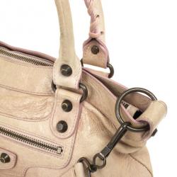 Pre Owned Balenciaga Nude Classic First Bag