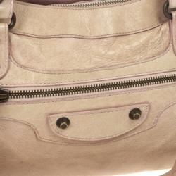 Pre Owned Balenciaga Nude Classic First Bag