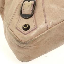 Pre Owned Balenciaga Nude Classic First Bag