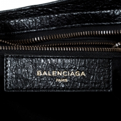 Pre Owned Balenciaga Black Leather Small Classic City Tote