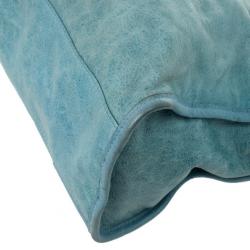 Pre Owned Balenciaga Light Blue Giant Silver City Bag