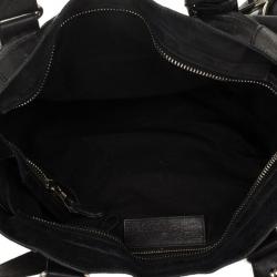 مملوكة مسبقًا Balenciaga Black Leather Giant 12 City Bag