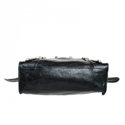 Pre Owned Balenciaga Black Leather GH City Tote
