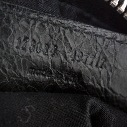 Pre Owned Balenciaga Black Leather GH City Tote