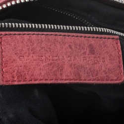 Balenciaga Red Leather Motocross GSH Day Bag