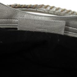 Pre Owned Balenciaga Metallic Classic Silver City Bag