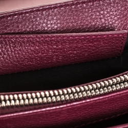 مملوكة مسبقًا Balenciaga Burgundy Leather Le Dix Top Handle Bag