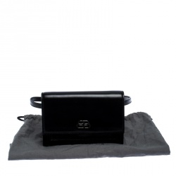 Balenciaga Black Leather XS Sharp Belt Bag