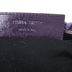 Pre Owned Balenciaga Violet Leather SH City Bag