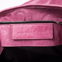 مملوكة مسبقًا Balenciaga Grenadine Leather Brogues Covered GH Sunday Tote