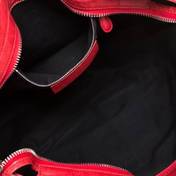 مملوكة مسبقًا Balenciaga Red Leather SH Part Time Tote