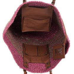 Pre Owned Balenciaga Panier Pink Basket