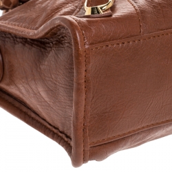 Pre Owned Balenciaga Rouille Rust Leather GH Hardware Mini City Bag 