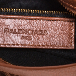 Pre Owned Balenciaga Rouille Rust Leather GH Hardware Mini City Bag 