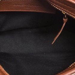 Pre Owned Balenciaga Rouille Rust Leather GH Hardware Mini City Bag 