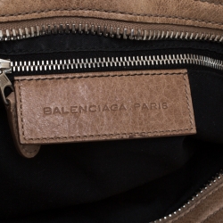 Pre Owned Balenciaga Sahara Leather GSH City Tote
