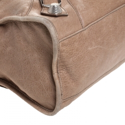 Pre Owned Balenciaga Sahara Leather GSH City Tote