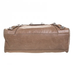 Pre Owned Balenciaga Sahara Leather GSH City Tote