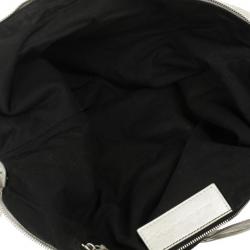 Pre Owned Balenciaga Metallic Leather Classic Silver Day Bag
