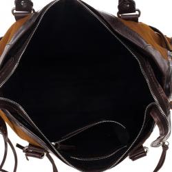 Pre Owned Balenciaga Pony Hair City Bag