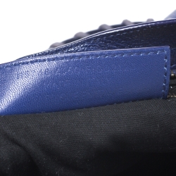 Pre Owned Balenciaga Bleu Lavande Classic Metallic Edge City Bag