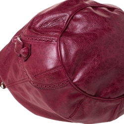 Balenciaga Sang Leather GCH Pompon Hobo