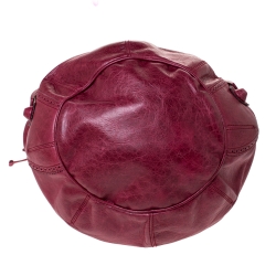 Balenciaga Sang Leather GCH Pompon Hobo