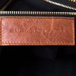 Pre Owned Balenciaga Cumin Leather Giant 21 Gold Hardware RTT Bag
