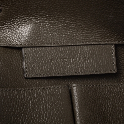 Pre Owned Balenciaga Cypress Leather Papier A4 Tote