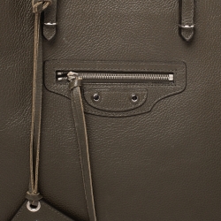 Pre Owned Balenciaga Cypress Leather Papier A4 Tote