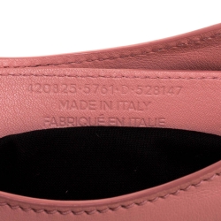 Pre Owned Balenciaga Rose Bonbon Leather SH Metal Plate Tote