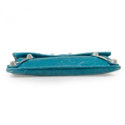 مملوكة مسبقًا Balenciaga Blue Giant Envelope Clutch