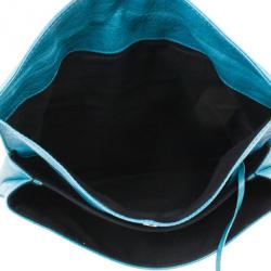 مملوكة مسبقًا Balenciaga Blue Giant Envelope Clutch