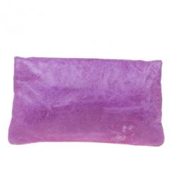 Pre Owned حقيبة كلتش بالنسياغا جاينت إنفيلوب بغطاء جلد بنفسجي