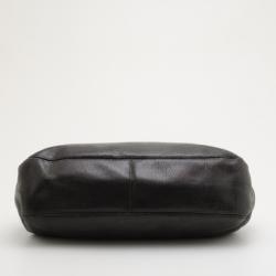 مملوكة مسبقًا Balenciaga Black Leather Folding Framed Purse