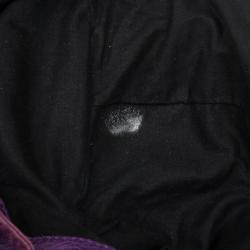 مملوكة مسبقًا Balenciaga Purple Lambskin Giant Covered Pompon