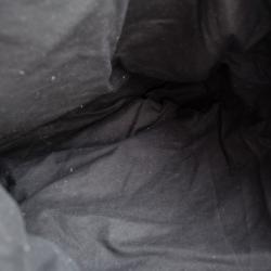 Pre Owned Balenciaga Floral Cotton & Black Chèvre Leather Work Bag