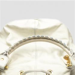 Pre Owned Balenciaga Giant 12 Rose Gold Mini Pompon Gris Tarmac Handbag