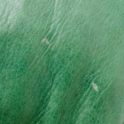 Pre Owned Balenciaga Green Giant Brogues Work Bag