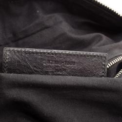 مملوكة مسبقًا Balenciaga Giant Silver Black Leather Velo