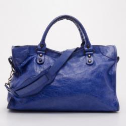 Pre Owned Balenciaga City Blue 
